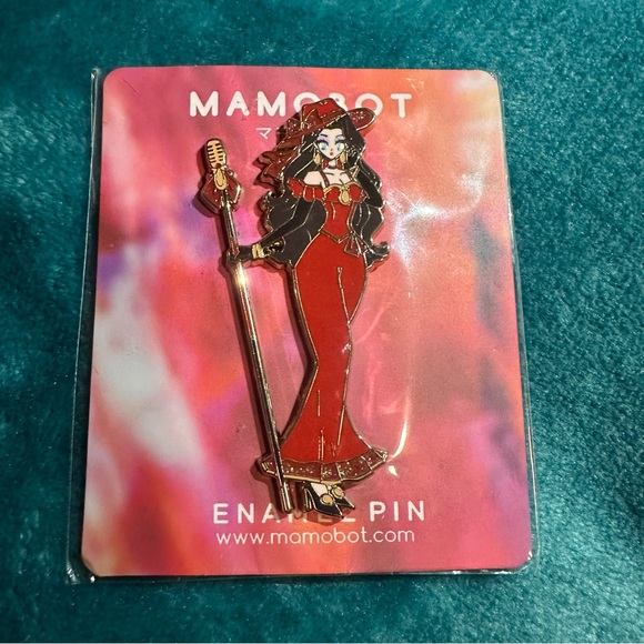 Brand New MAMOBOT Pauline Mario Enamel Pin  (SOLD OUT!) - Picture 2 of 4